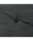 Cuscino reversibile in poliestere a forma di fiocco di neve 69*44*h5cm city anthracite