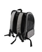 Zaino estensibile per il trasporto di animali 33*27*h44cm nero