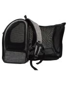 Zaino estensibile per il trasporto di animali 33*27*h44cm nero