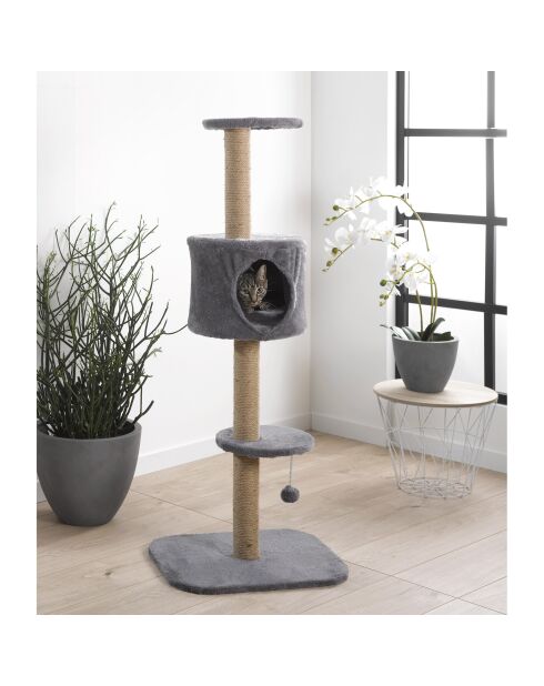 Arbre a chat multi positions 6 en 1 47*39*h118cm anthracite