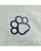 Cuscino rettangolare in poliestere 80*60*h10cm city light grey