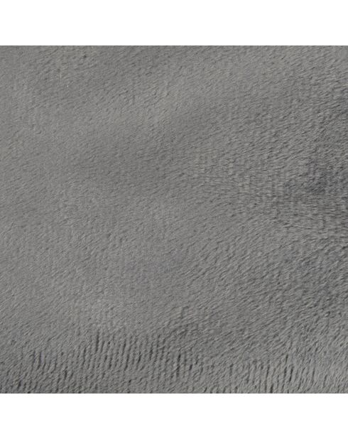 Panier ovale polyester 75*57cm patchy gris/noir