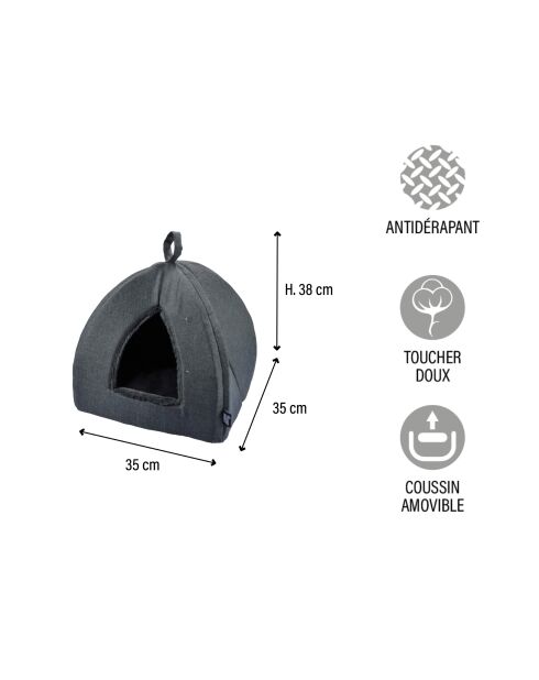 Tenda Newton Cuscino rimovibile e reversibile 35*35*38cm antracite