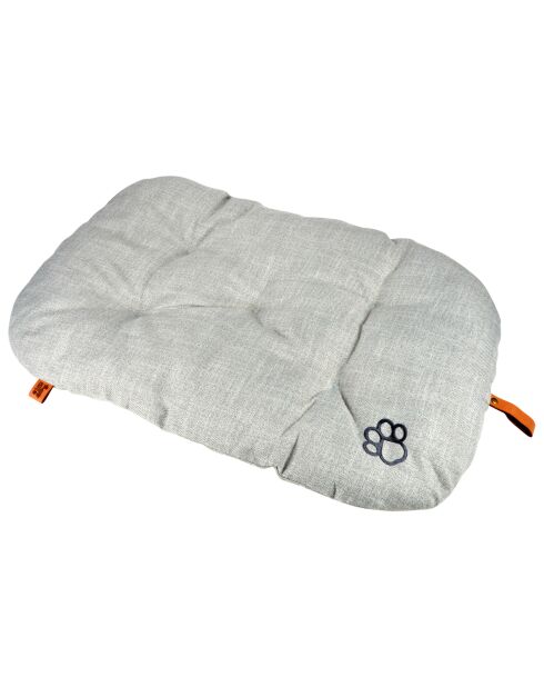 Cuscino reversibile in poliestere a forma di fiocco di neve 117* 72* h5cm city grigio chiaro