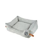 Cestino rettangolare in poliestere 65*60*h21cm city light grey