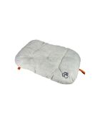 Cuscino reversibile in poliestere a forma di fiocco di neve 69*44*h5cm city grigio chiaro