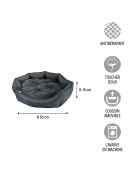 Cestino rotondo Newton d50cm antracite