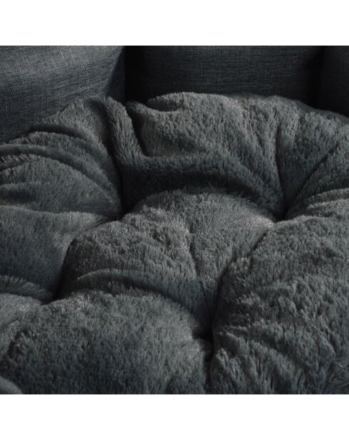 Cestino rotondo Newton d50cm antracite