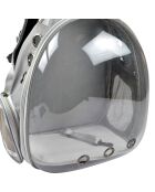Zaino da trasporto per animali con capsula trasparente 32*25*41cm grigio