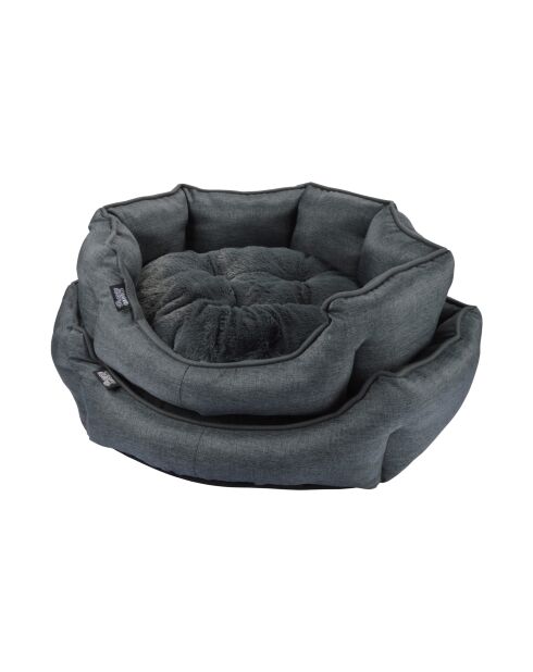 Set di 2 cestini rotondi Newton d50>d60cm antracite