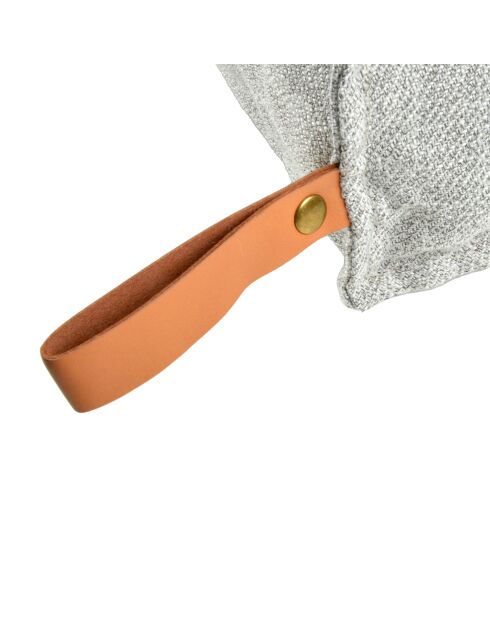 Cuscino rettangolare in poliestere 100*80*h12cm city light grey