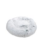 Cuscino a ciambella rotondo in poliestere d75* 24cm soffice porcellana bianca