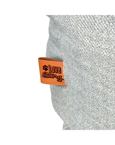 Cestino rettangolare in poliestere 55*50*h20cm city light grey