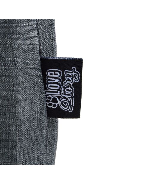 Newton Korb, oval, weiche Innenausstattung, 45 x 28 cm, Anthrazit