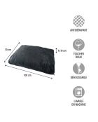 Cuscino rettangolare Newton 100* 70 cm antracite