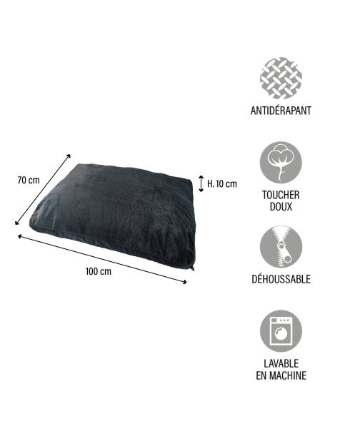 Cuscino rettangolare Newton 100* 70 cm antracite