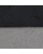 Set van 2 rechthoekige kussens polyester 70* 50 cm/90* 60 cm vlekkerig grijs/zwart