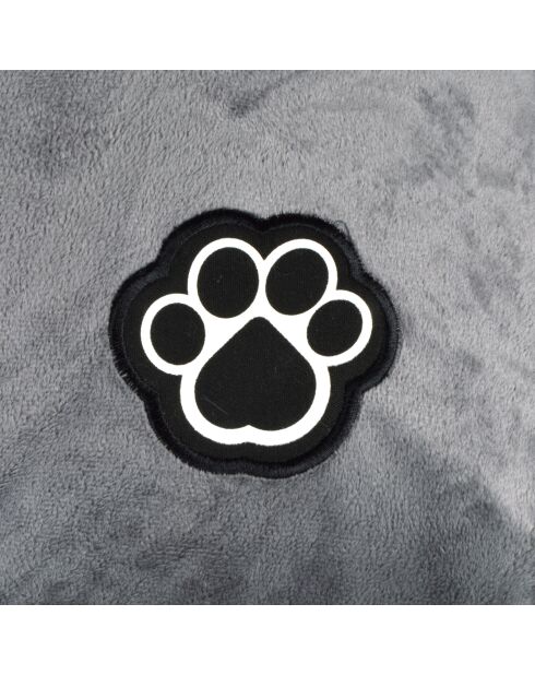 Cuscino rettangolare in poliestere 100* 70 cm grigio/nero patchy