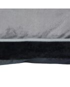 Cuscino rettangolare in poliestere 100* 70 cm grigio/nero patchy