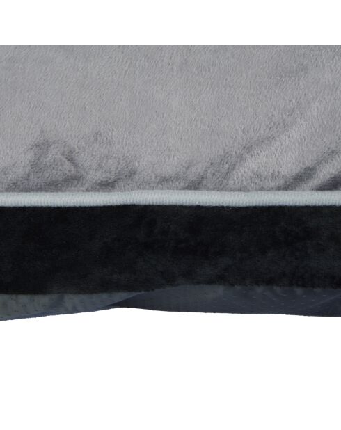 Cuscino rettangolare in poliestere 100* 70 cm grigio/nero patchy