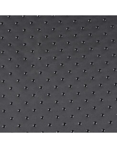 Rond donutkussen van polyester d75*24cm pluizig zwart