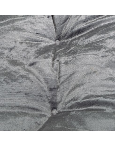 Cuscino reversibile in poliestere con fiocchi di neve 107* 65* h5cm soffice porcellana bianca