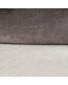 Cestino ovale in poliestere 80* 62 cm patchy nocciola/beige
