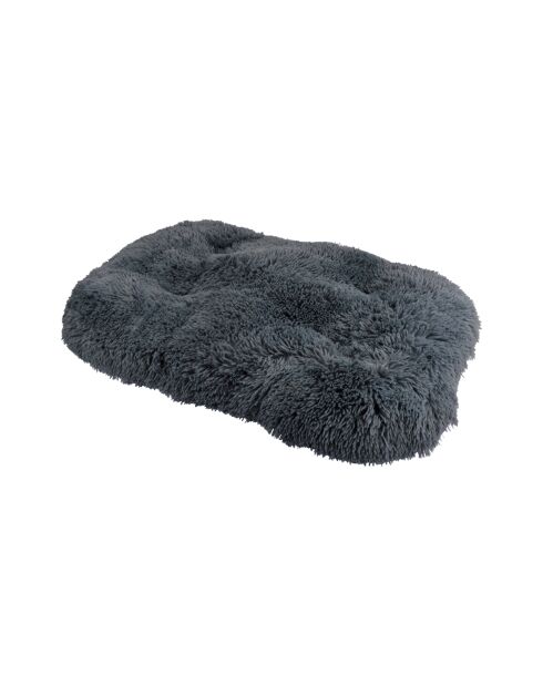 Cuscino reversibile in poliestere con fiocchi di neve 77* 50* h5cm soffice antracite