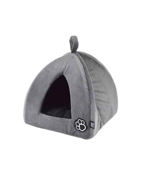 Tenda in poliestere 35*35*h38cm patchy grigio/nero