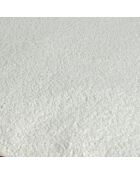 Cuscino rettangolare in poliestere lana riccia taglia l/xl 100*80*h15cm lanoso ecru