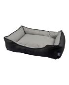 Rechteckiger Korb 65*50cm Essential schwarz grau