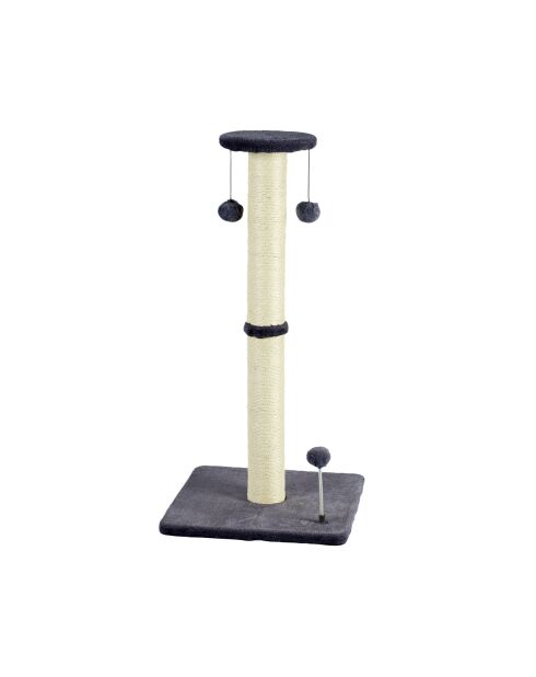 Tiragraffi in sisal con giocattolo h.80cm antracite