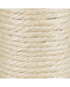 Albero per gatti con giocattoli 82 cm ecru