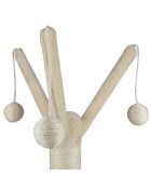 Albero per gatti con giocattoli 82 cm ecru