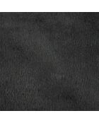 Cuscino reversibile in poliestere con fiocchi di neve 87* 55* h5cm nero soffice