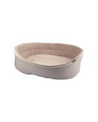 Cestino ovale Newton interno morbido 50*33cm ecru