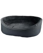 Cestino ovale Newton interno morbido 80* 62 cm antracite