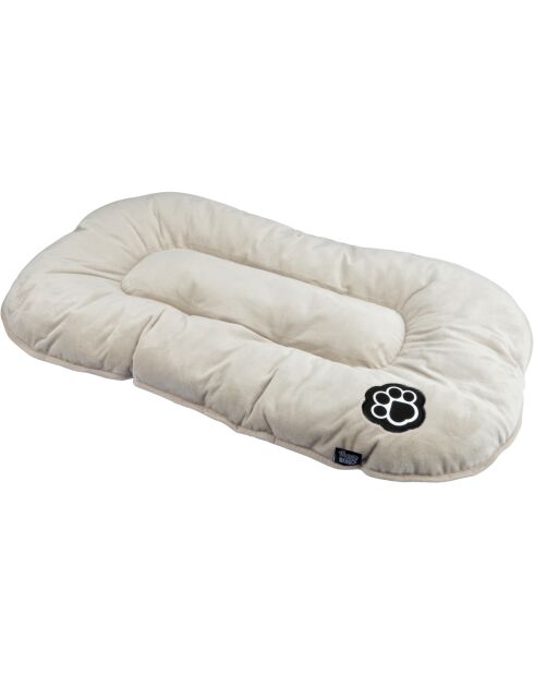 Cuscino reversibile in poliestere a forma di fiocco di neve 117* 72 cm con chiazze color nocciola/beige