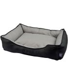 Rechteckiger Korb 73*60cm Essential schwarz grau