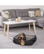 Rechteckiger Korb 73*60cm Essential schwarz grau