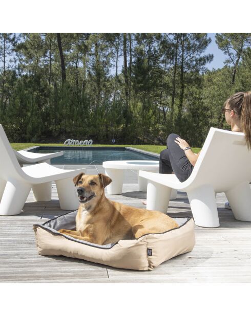 Rechteckiger Korb 73*60cm Essential schwarz grau