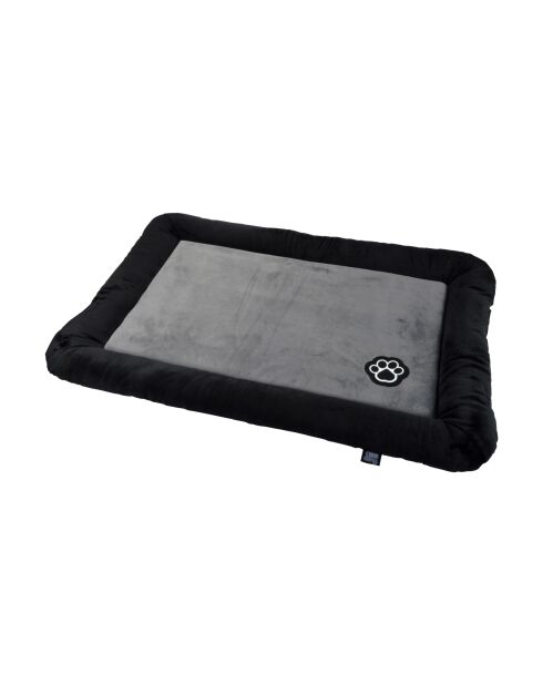 Coussin rectangle polyester 70*50cm patchy gris/noir