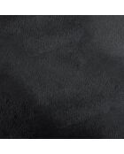 Ovaler Korb aus Polyester, 65 x 47 cm, fleckig, grau/schwarz