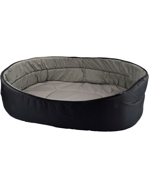 Cestino ovale Essential nero grigio 80* 62 cm