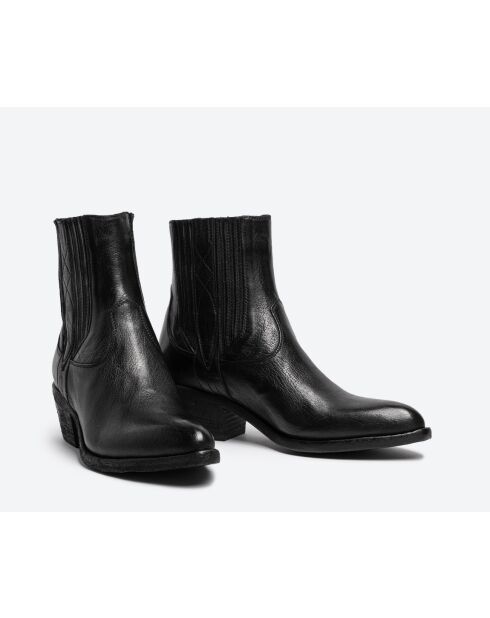 Sehr weiche kleine Buffalo Westernstiefel Cognac