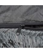 protezione per divano con fodera in poliestere 80* 75* 15 cm soffice antracite