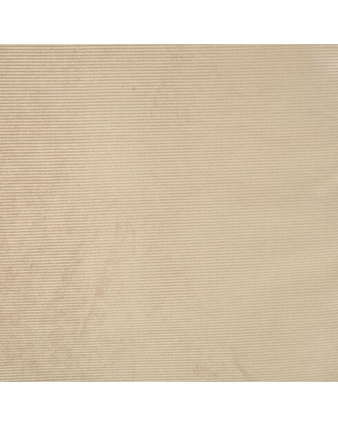 Coussin donut rond velours cotele polyester d55*h20cm crafty noiSette