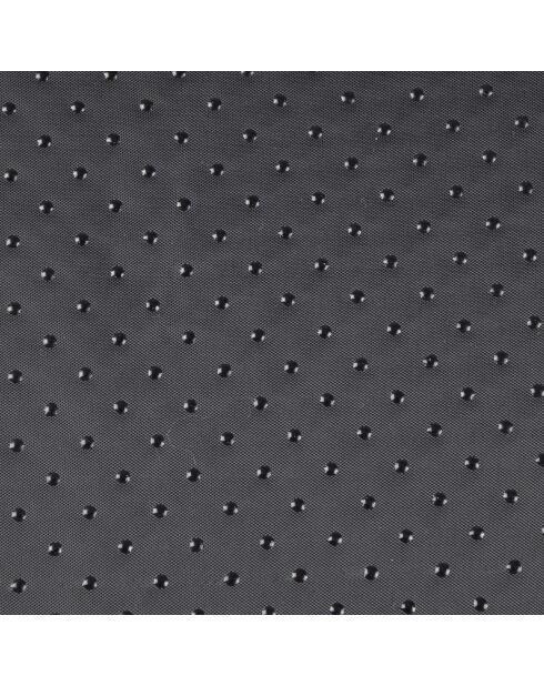 Coussin rectangle polyester 100*70*h10cm fluffy noir