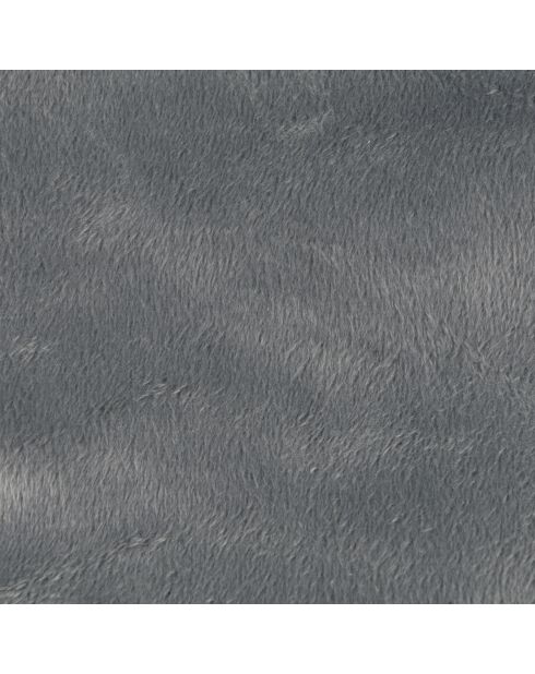 Cuscino reversibile in poliestere con fiocchi di neve 77* 50* h5cm soffice antracite