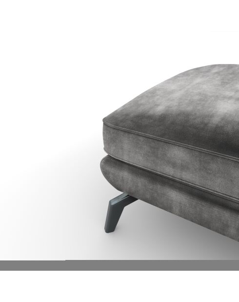 POUF UNIC GRIS ETAIN - 90x70x46